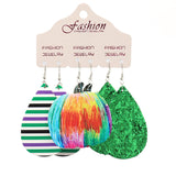Teardrop Shape Halloween Theme Dangle Earrings 
