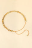 Adjustable Curb Chain Belt 