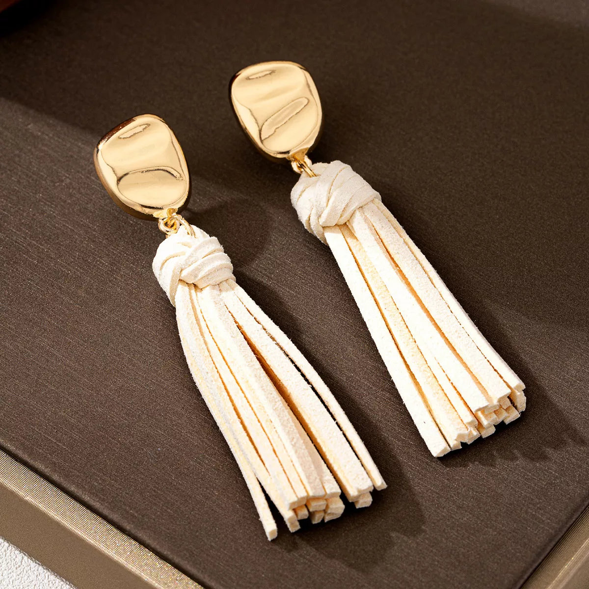 18K Gold-Plated Tassel Earrings 