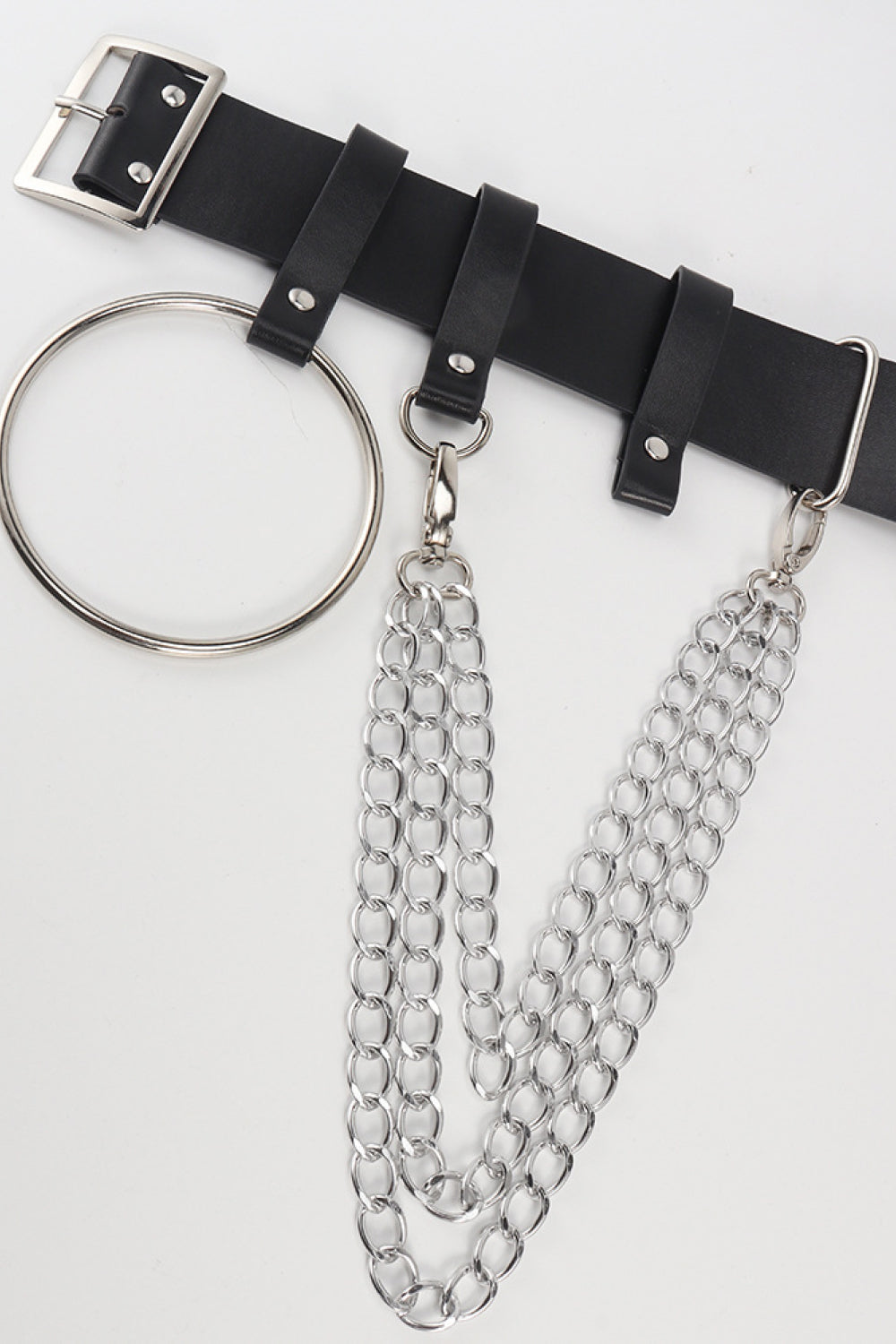 PU Belt with Chain 