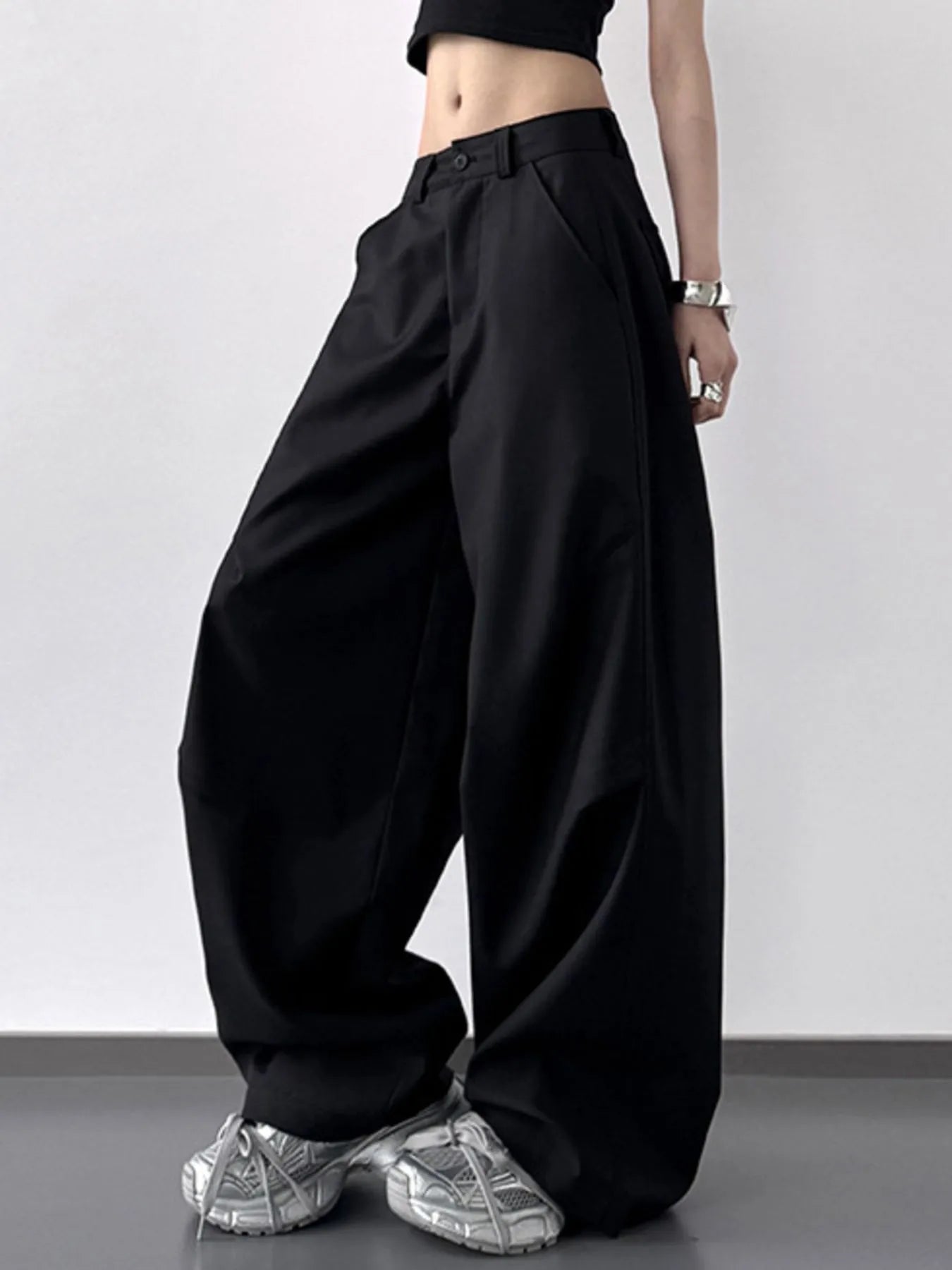 High Waisted Wide Leg Pants 