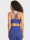 Millennia Crisscross Scoop Neck Active Tank 
