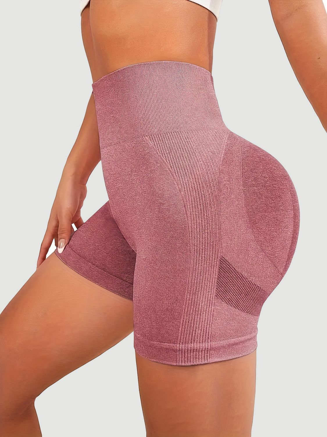 High Waist Active Shorts 