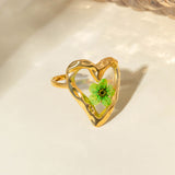 Stainless Steel Eternal Flower Ring 