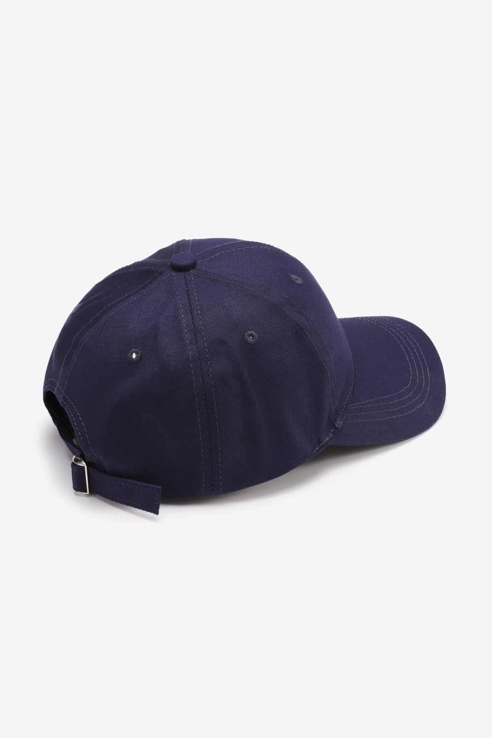 Plain Adjustable Cotton Baseball Cap 