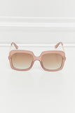 Square Metal-Plastic Hybrid Temple Sunglasses Accessories