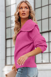 Zip Up Long Sleeve Cardigan 