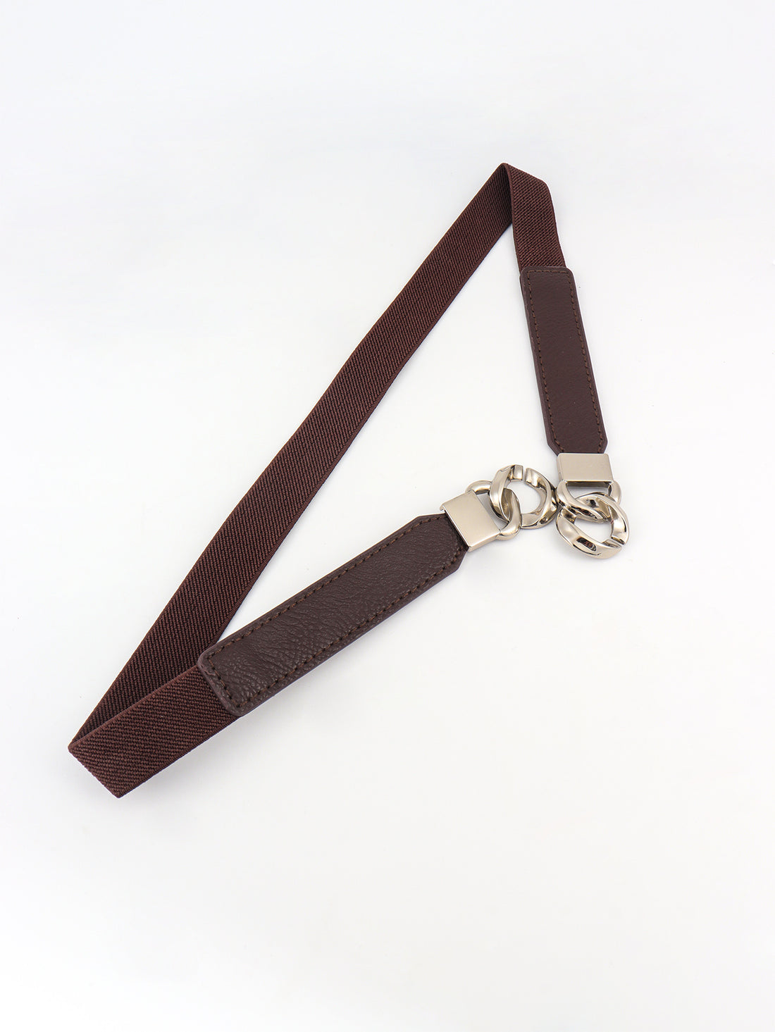 Zinc Alloy Buckle Elastic PU Belt 