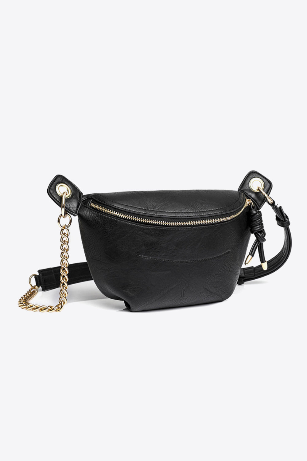 PU Leather Chain Strap Crossbody Bag 