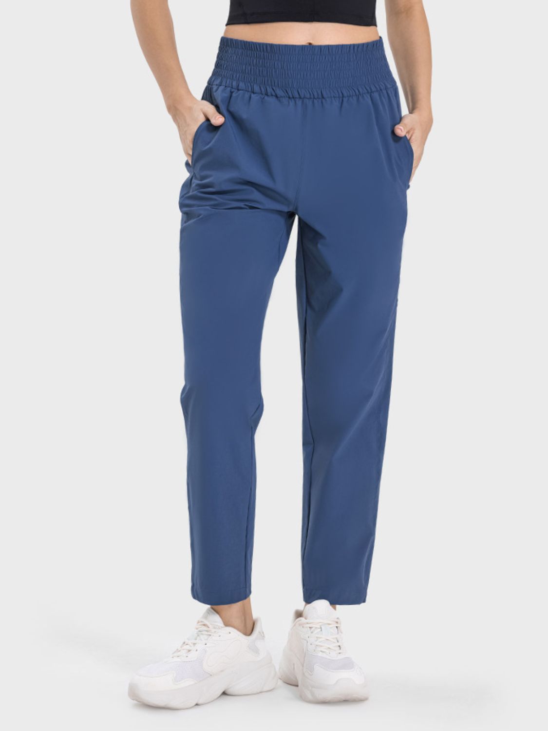 Millennia Pocketed High Waist Active Pants 