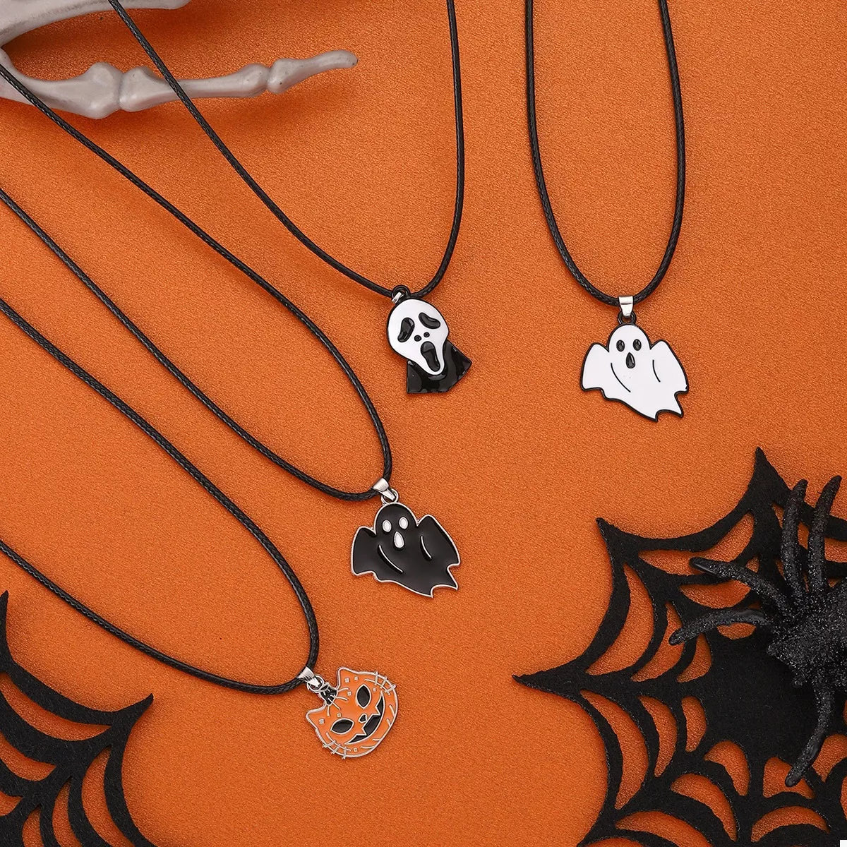 Halloween Ghost Pendant Necklace 