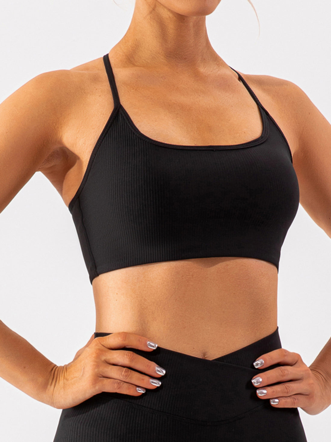 Spaghetti Strap Active Bra 