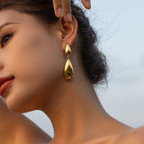 Stainless Steel Dangle Earrings 