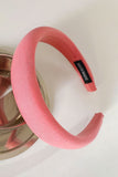 Solid Polyester Wide Headband 