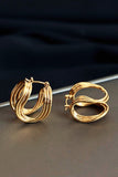 U-Shaped Hoop Earrings 