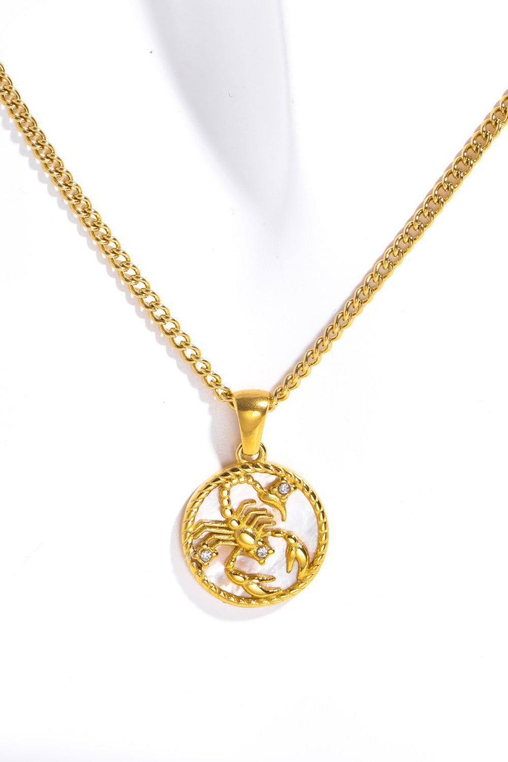 Constellation Pendant Stainless Steel Necklace 