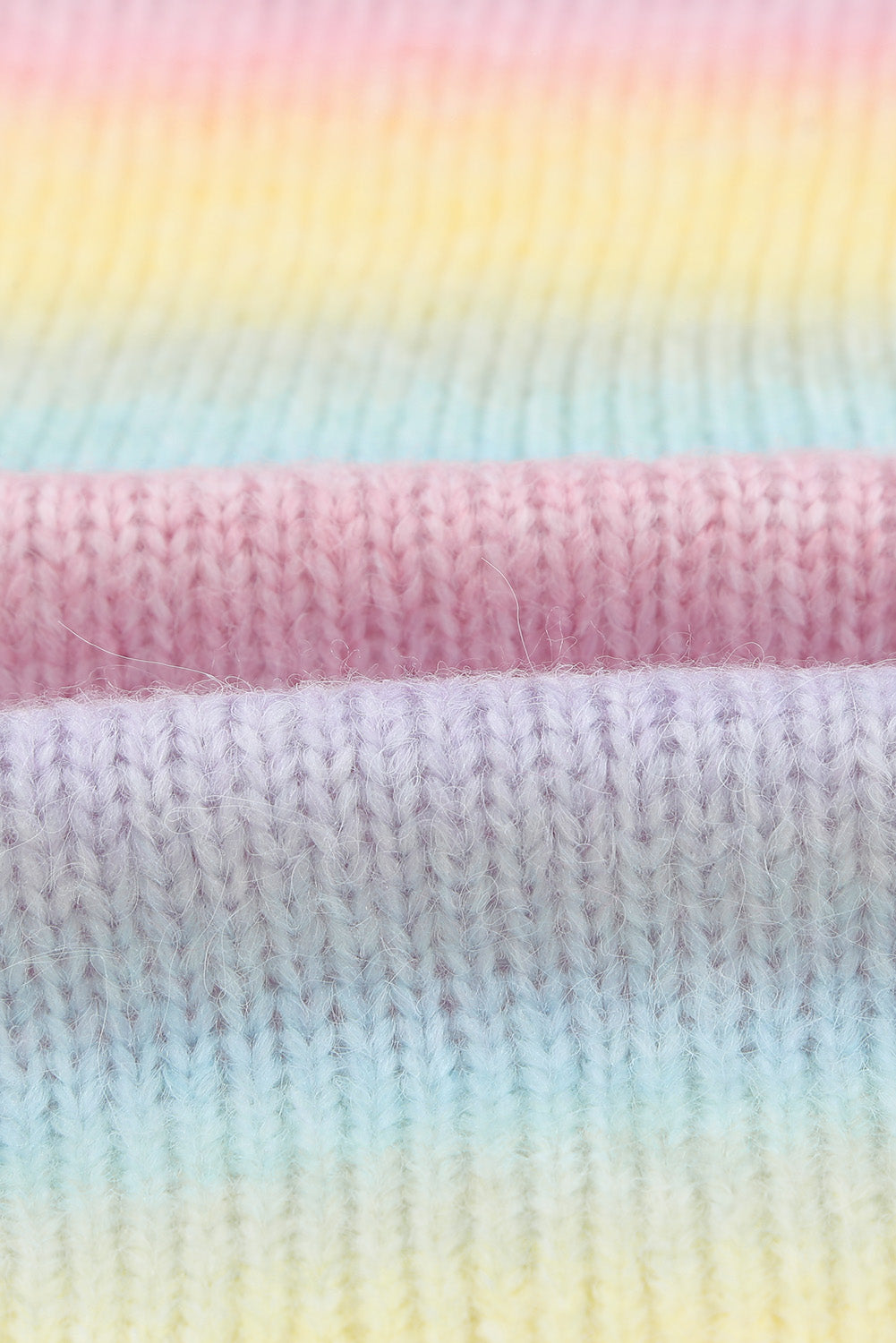 Gradient Open Front Drop Shoulder Cardigan 