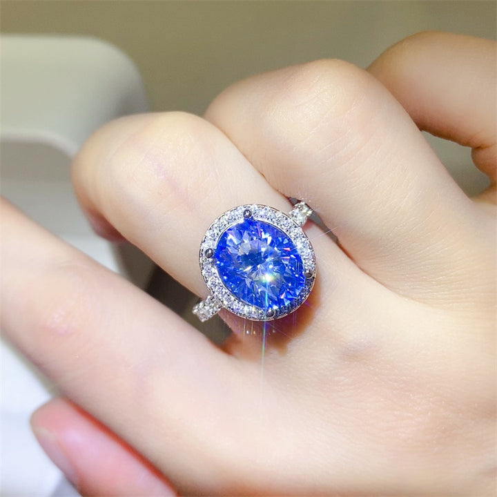 5 Carat Moissanite 925 Sterling Silver Ring 