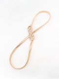 Knot Buckle Metal Belt 