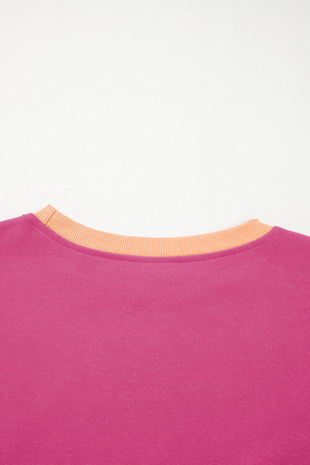 Evergreen Color Contrast Loose Pullover and Lace-up Waist Skort Set Two Piece Sets/Two Piece Dresses