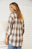 Mandy Plaid Dropped Shoulder Shirt 