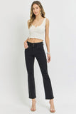 RISEN Full Size High Rise Wide Waistband Ankle Bootcut Jeans 