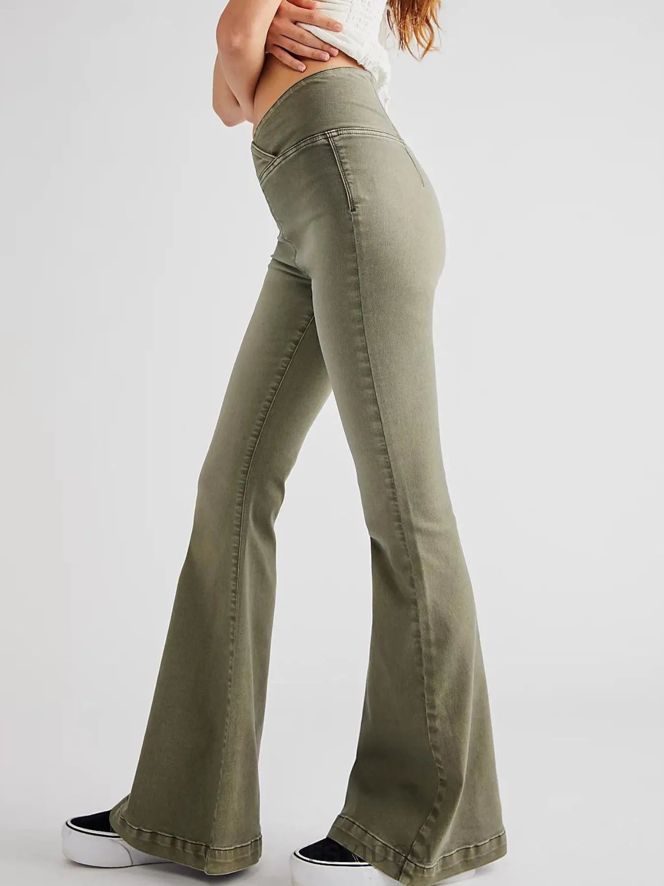 High Waist Flare Jeans 