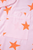 Star Print Short Sleeve Shirt and Shorts Set Lingerie & Nightwear