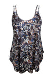 Shiny Scoop Neck Double-Strap Cami 