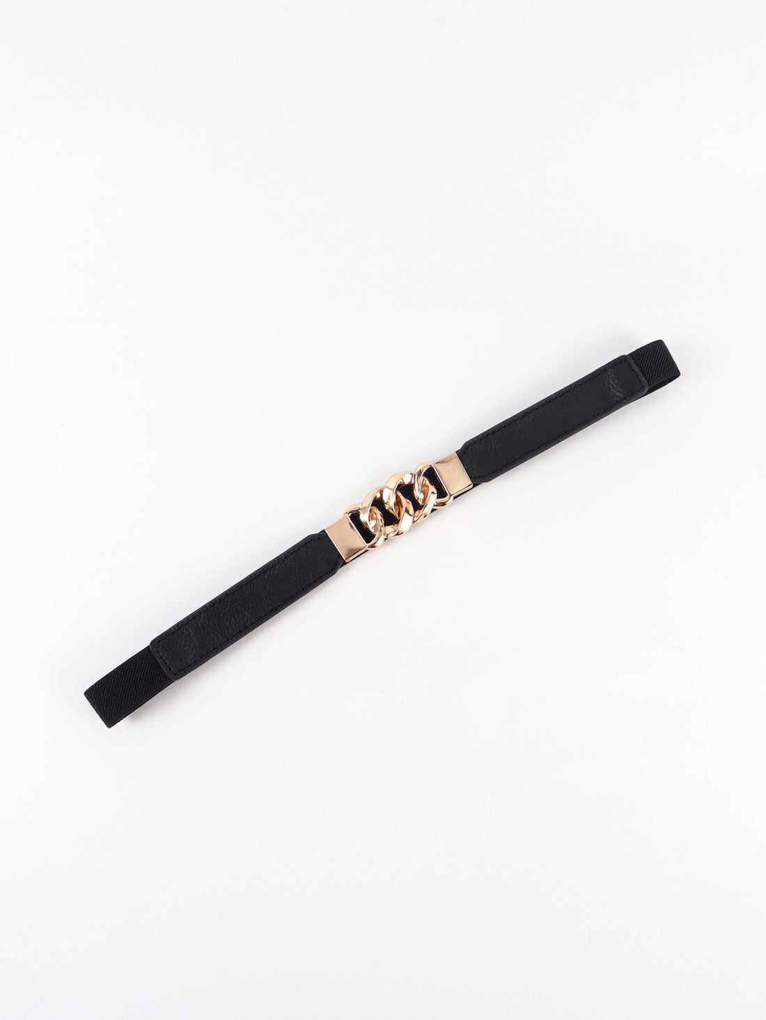 Zinc Alloy Buckle Elastic PU Belt 
