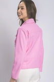 Love Tree Collared Neck Zip Up Jacket 