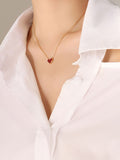 Titanium Steel Heart Necklace 