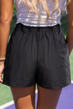 Cargo Pocket Elastic Waist Active Casual Skort 