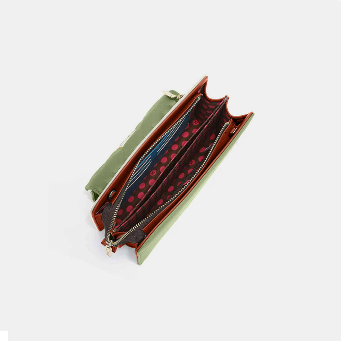 Nicole Lee USA Color Block Crossbody Bag 