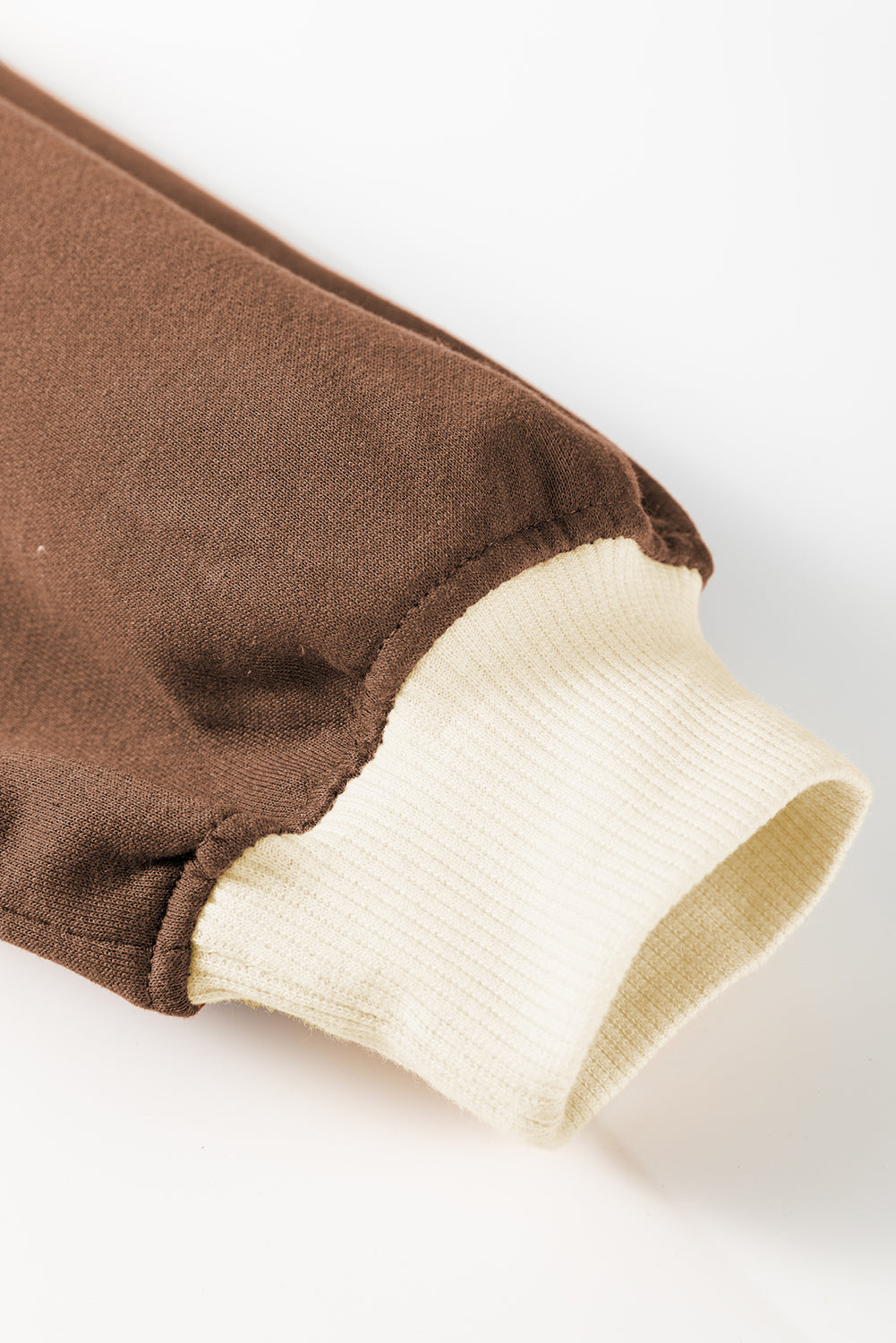 Evergreen Color Contrast Loose Pullover and Lace-up Waist Skort Set Two Piece Sets/Two Piece Dresses