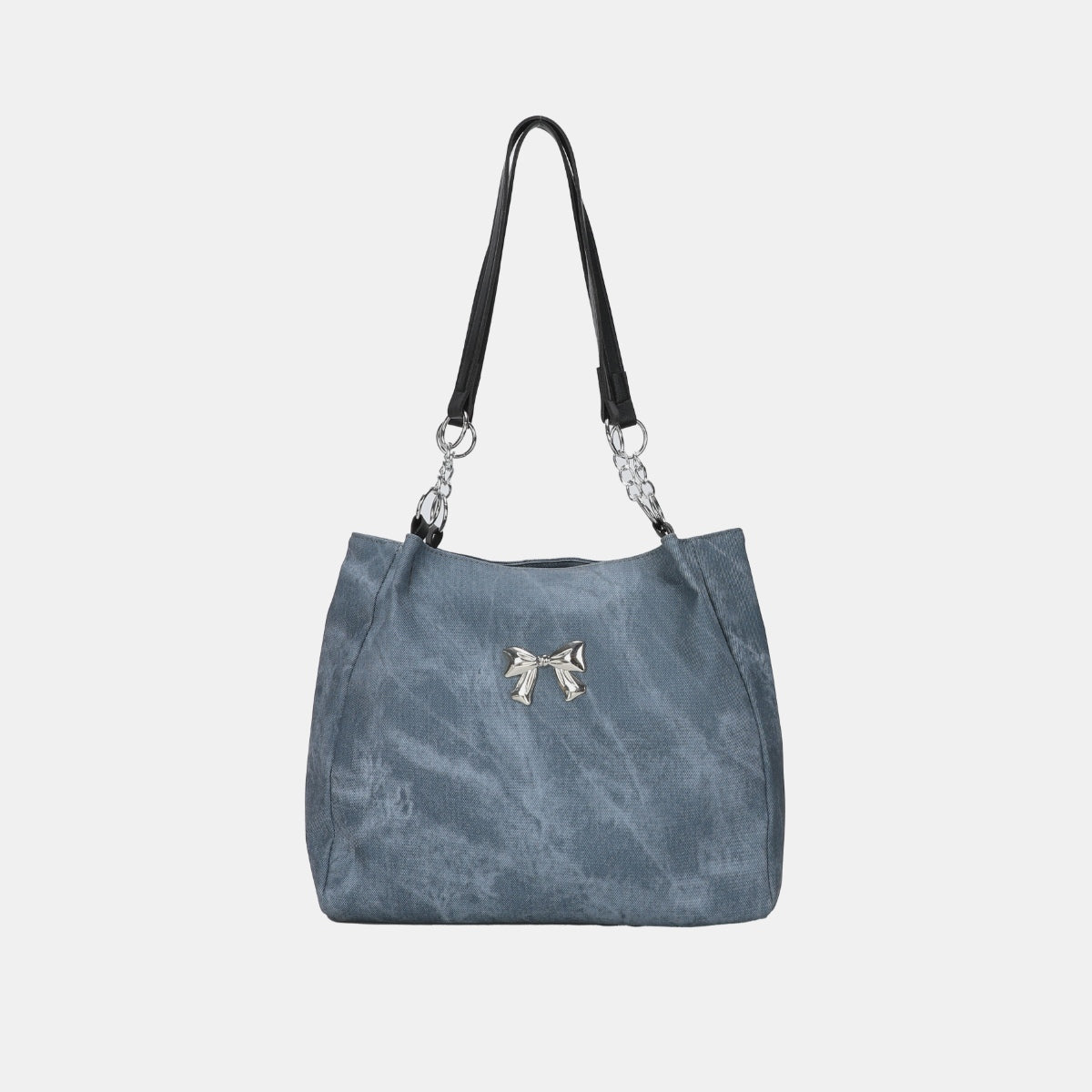 Bow Polyester Medium Tote Bag 