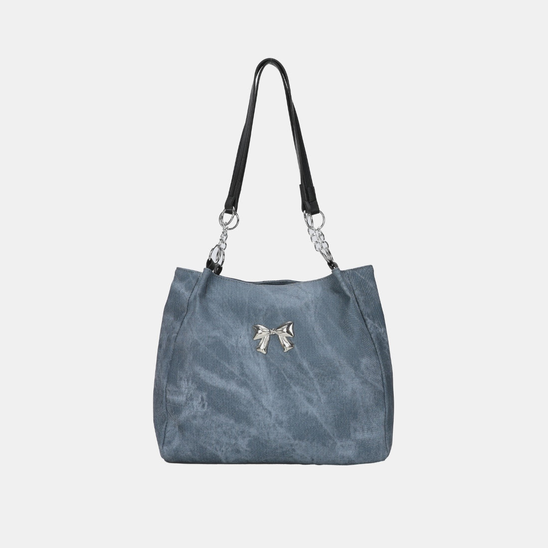 Bow Polyester Medium Tote Bag 