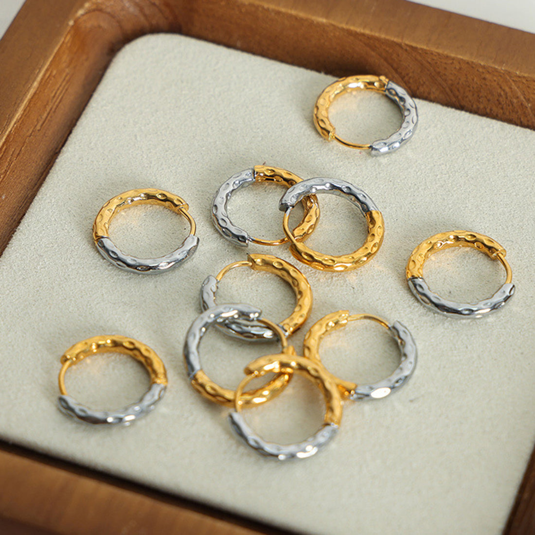 18K Gold-Plated Huggie Earrings 