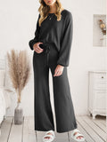 Long Sleeve Lounge Top and Drawstring Pants Set Lingerie & Nightwear