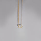 18K Gold-Plated Stainless Steel Pendant Necklace 