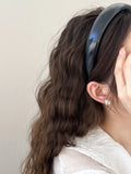 PU Leather Wide Headband 