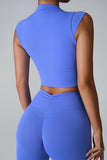 Mock Neck Active Tank 