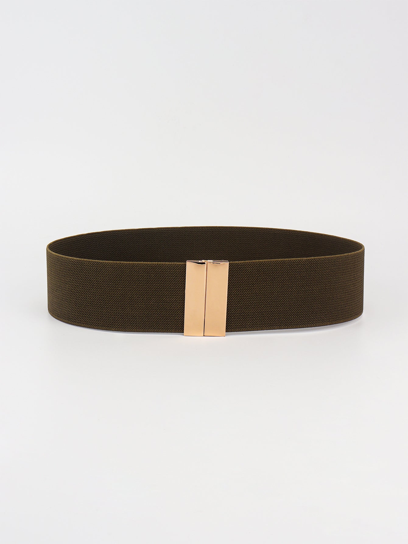Alloy Buckle Elastic Belt 