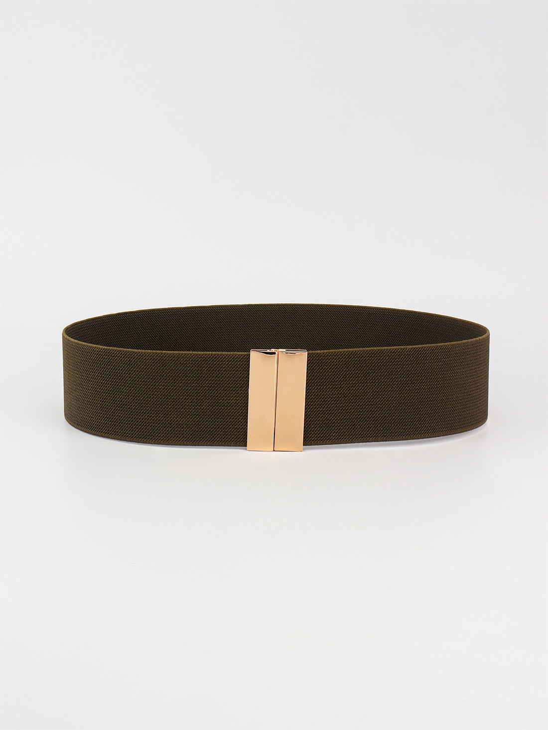 Alloy Buckle Elastic Belt 