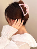 PC Polka Dot Hair Claw Clip 