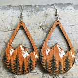 Teardrop Shape Dangle Earrings 