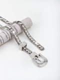 Rhinestone Metal Belt 