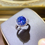 5 Carat Moissanite 925 Sterling Silver Ring 