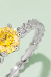 1 Carat Moissanite 6-Prong 925 Sterling Silver Ring 