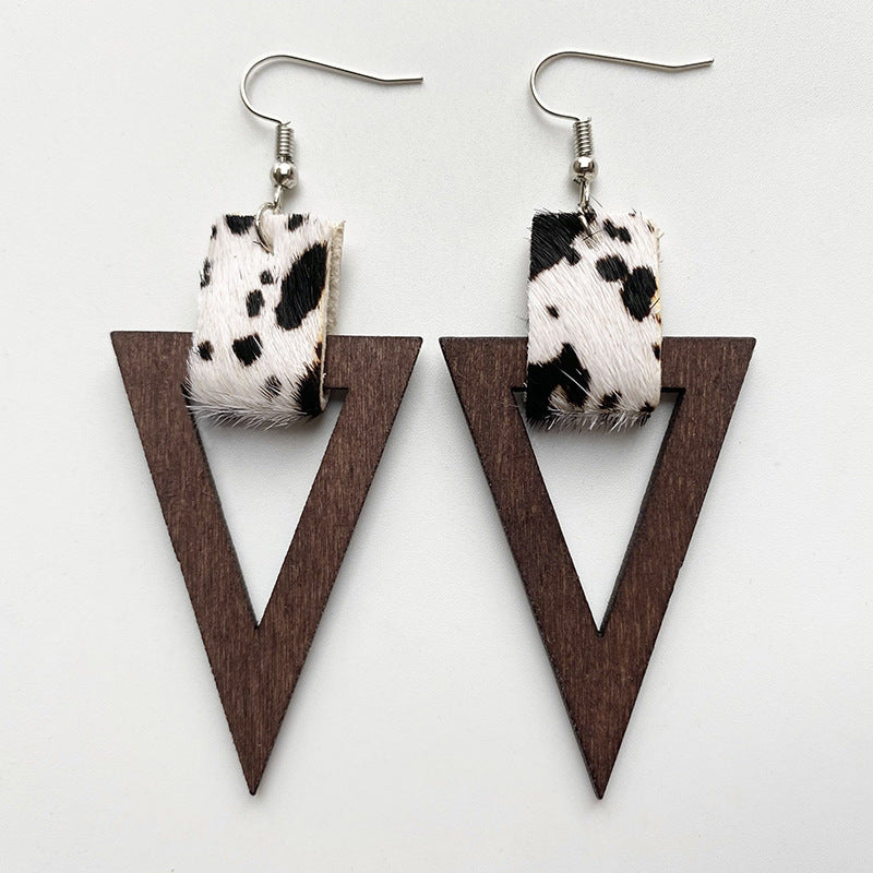 Geometric Drop Earrings 